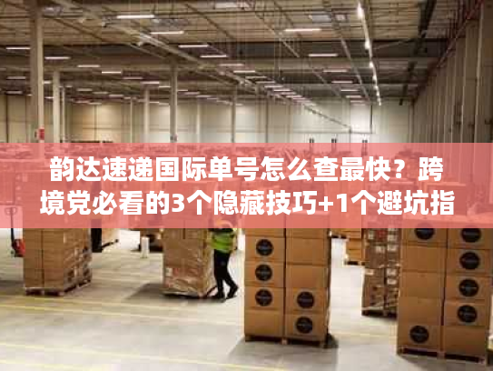 韵达速递国际单号怎么查最快？跨境党必看的3个隐藏技巧+1个避坑指南
