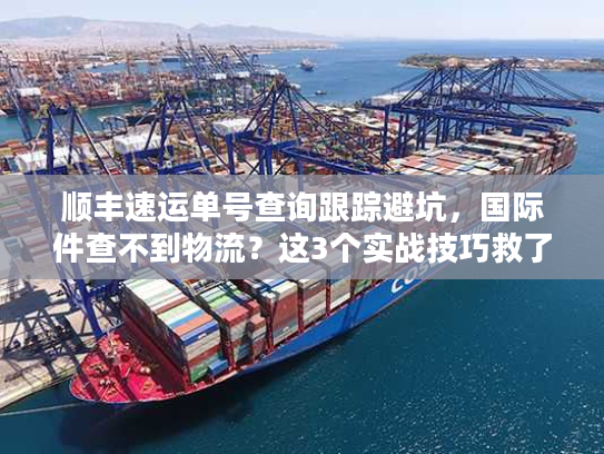 顺丰速运单号查询跟踪避坑，国际件查不到物流？这3个实战技巧救了我的货