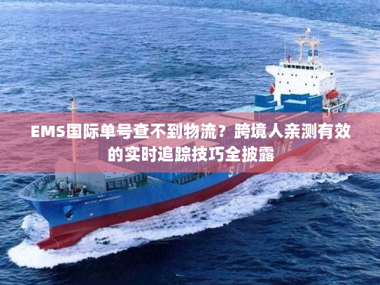 EMS国际单号查不到物流？跨境人亲测有效的实时追踪技巧全披露