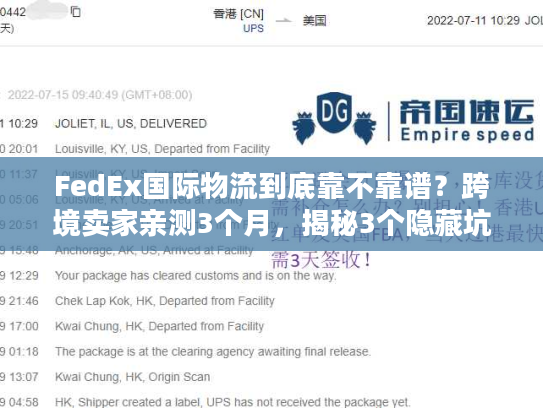 FedEx国际物流到底靠不靠谱?跨境卖家亲测3个月,揭秘3个隐藏坑与2个必用技巧 FedEx国际物流到底靠不靠谱?跨境卖家亲测3个月,揭秘3个隐藏坑与2个必用技巧