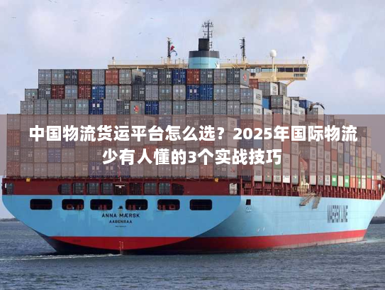 中国物流货运平台怎么选？2025年国际物流少有人懂的3个实战技巧