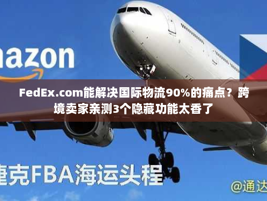 FedEx.com能解决国际物流90%的痛点？跨境卖家亲测3个隐藏功能太香了