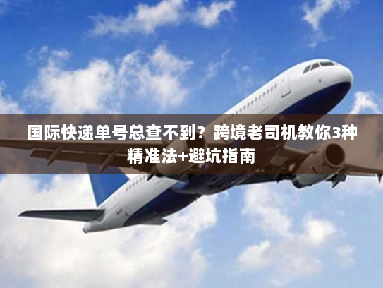 国际快递单号总查不到？跨境老司机教你3种精准法+避坑指南