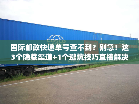 国际邮政快递单号查不到？别急！这3个隐藏渠道+1个避坑技巧直接解决