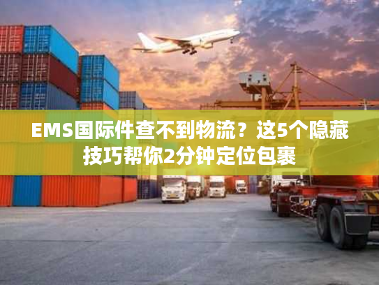 EMS国际件查不到物流？这5个隐藏技巧帮你2分钟定位包裹