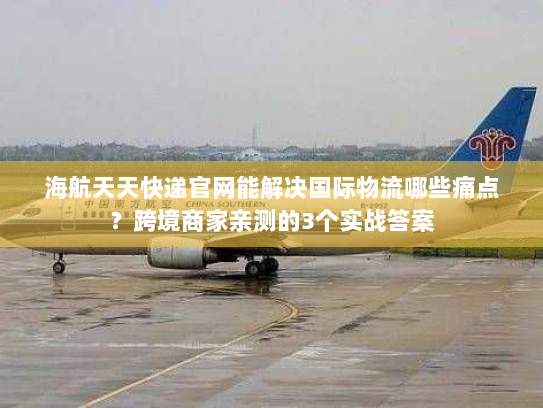 海航天天快递官网能解决国际物流哪些痛点？跨境商家亲测的3个实战答案