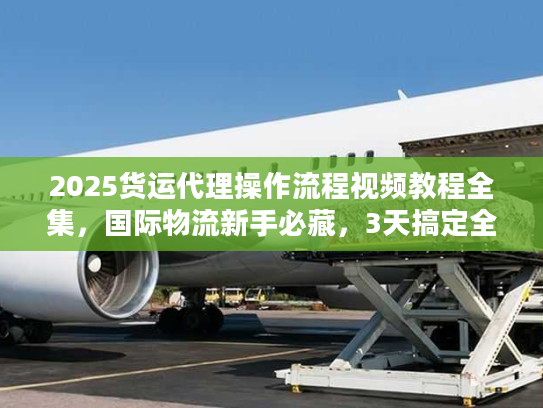 2025货运代理操作流程视频教程全集，国际物流新手必藏，3天搞定全流程不踩坑？