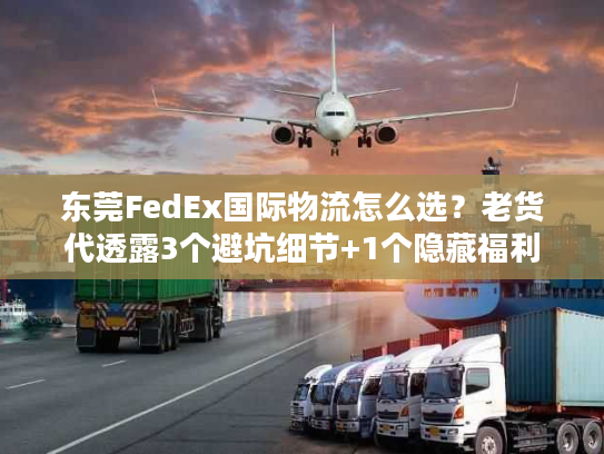 东莞FedEx国际物流怎么选？老货代透露3个避坑细节+1个隐藏福利