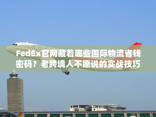 FedEx官网藏着哪些国际物流省钱密码？老跨境人不愿说的实战技巧全在这