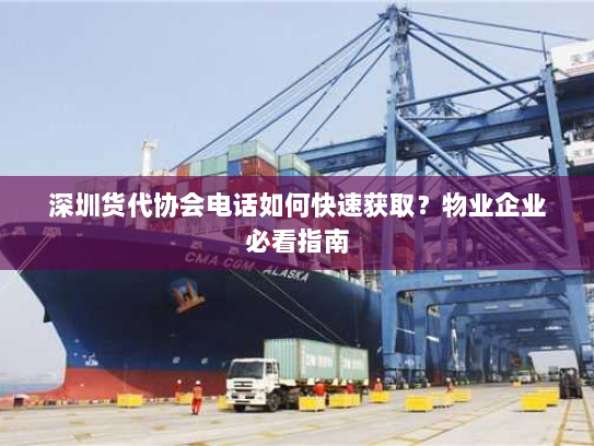 深圳货代协会电话如何快速获取？物业企业必看指南