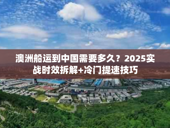 澳洲船运到中国需要多久？2025实战时效拆解+冷门提速技巧