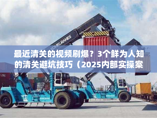 最近清关的视频刷爆？3个鲜为人知的清关避坑技巧（2025内部实操案例）