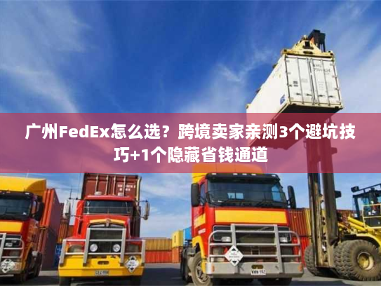 广州FedEx怎么选？跨境卖家亲测3个避坑技巧+1个隐藏省钱通道