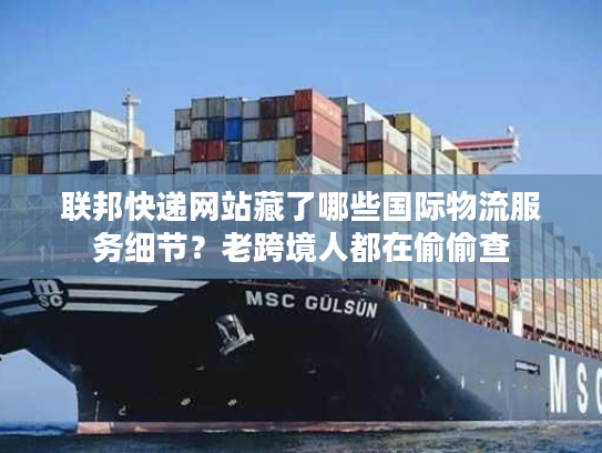 联邦快递网站藏了哪些国际物流服务细节？老跨境人都在偷偷查