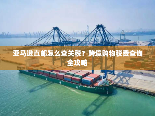 亚马逊直邮怎么查关税?跨境购物税费查询全攻略 亚马逊直邮怎么查关税?跨境购物税费查询全攻略