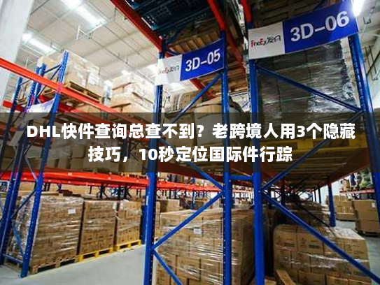DHL快件查询总查不到？老跨境人用3个隐藏技巧，10秒定位国际件行踪