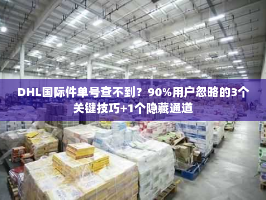 DHL国际件单号查不到？90%用户忽略的3个关键技巧+1个隐藏通道