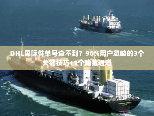 DHL国际件单号查不到？90%用户忽略的3个关键技巧+1个隐藏通道