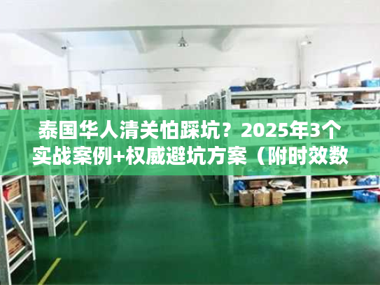泰国华人清关怕踩坑？2025年3个实战案例+权威避坑方案（附时效数据）