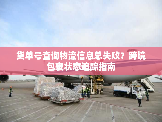 货单号查询物流信息总失败？跨境包裹状态追踪指南