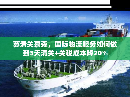 苏清关慕森,国际物流服务如何做到3天清关+关税成本降20% 苏清关慕森,国际物流服务如何做到3天清关+关税成本降20%
