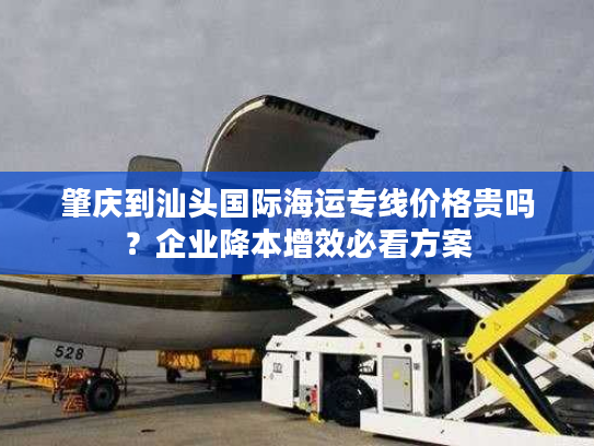 肇庆到汕头国际海运专线价格贵吗?企业降本增效必看方案 肇庆到汕头国际海运专线价格贵吗?企业降本增效必看方案