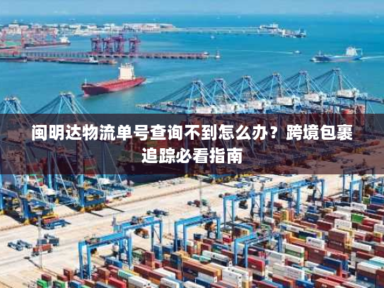 闽明达物流单号查询不到怎么办？跨境包裹追踪必看指南