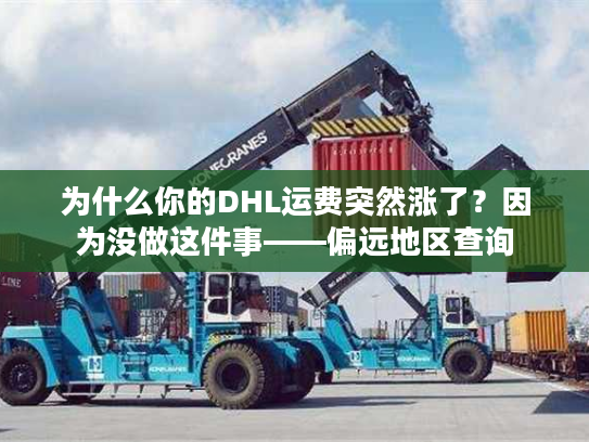 为什么你的DHL运费突然涨了？因为没做这件事——偏远地区查询
