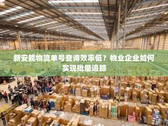 新安能物流单号查询效率低？物业企业如何实现批量追踪