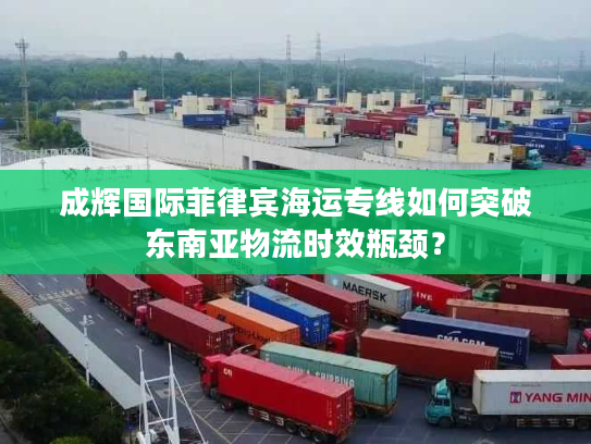 成辉国际菲律宾海运专线如何突破东南亚物流时效瓶颈？