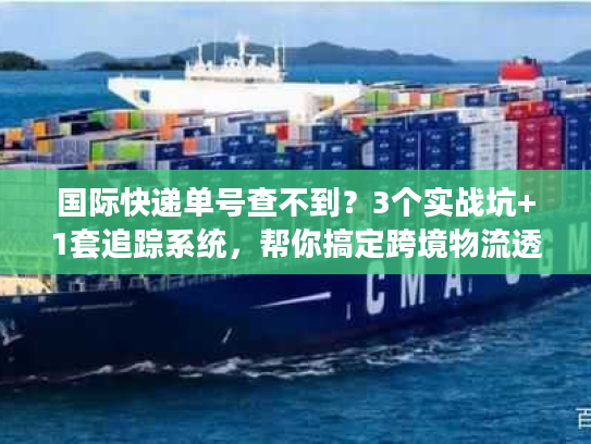 国际快递单号查不到？3个实战坑+1套追踪系统，帮你搞定跨境物流透明化