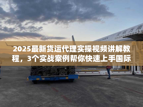 2025最新货运代理实操视频讲解教程，3个实战案例帮你快速上手国际物流