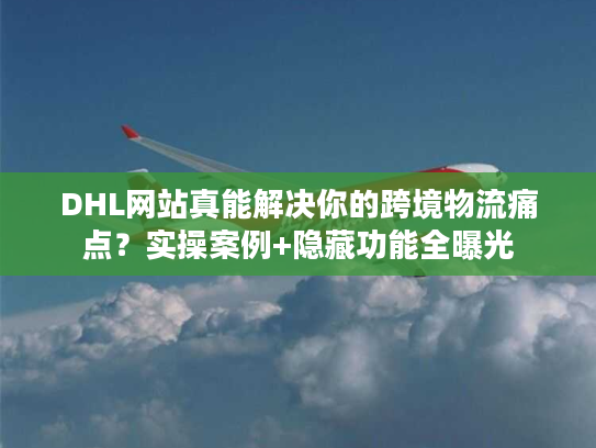 DHL网站真能解决你的跨境物流痛点？实操案例+隐藏功能全曝光