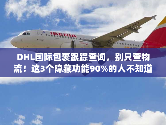 DHL国际包裹跟踪查询，别只查物流！这3个隐藏功能90%的人不知道