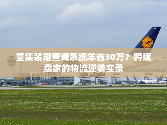 靠集装箱查询系统年省30万？跨境卖家的物流逆袭实录