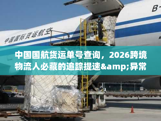 中国国航货运单号查询，2026跨境物流人必藏的追踪提速&异常排查秘籍