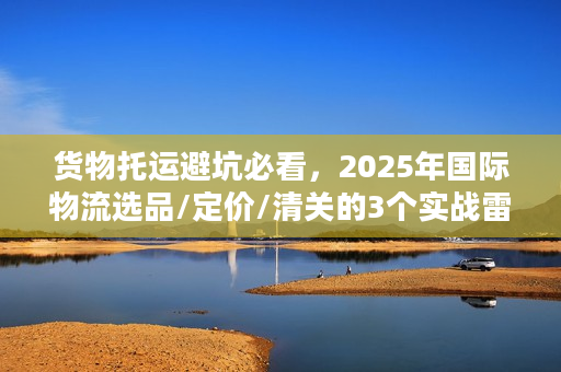 货物托运避坑必看，2025年国际物流选品/定价/清关的3个实战雷区你踩了吗？
