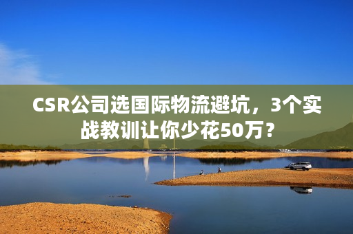 CSR公司选国际物流避坑，3个实战教训让你少花50万？