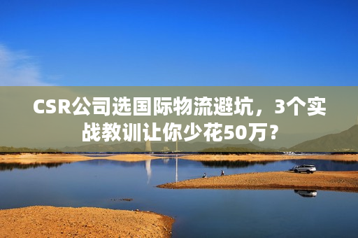 CSR公司选国际物流避坑，3个实战教训让你少花50万？