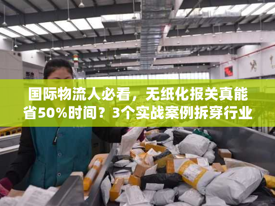 国际物流人必看，无纸化报关真能省50%时间？3个实战案例拆穿行业门道