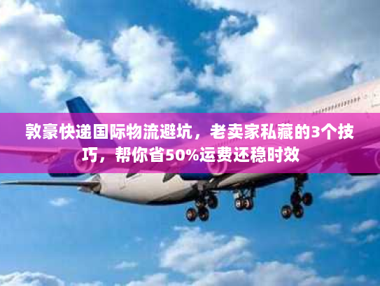敦豪快递国际物流避坑，老卖家私藏的3个技巧，帮你省50%运费还稳时效