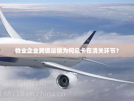 物业企业跨境运输为何总卡在清关环节? 物业企业跨境运输为何总卡在清关环节?