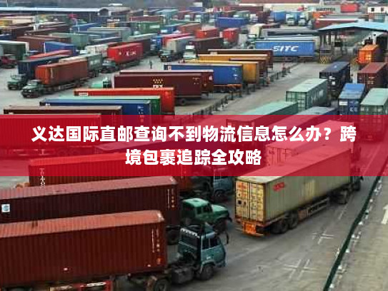 义达国际直邮查询不到物流信息怎么办？跨境包裹追踪全攻略