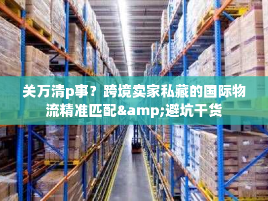 关万清p事？跨境卖家私藏的国际物流精准匹配&避坑干货