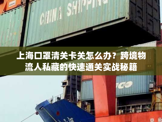 上海口罩清关卡关怎么办？跨境物流人私藏的快速通关实战秘籍