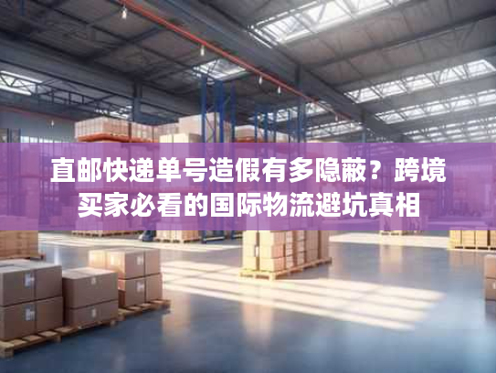 直邮快递单号造假有多隐蔽？跨境买家必看的国际物流避坑真相