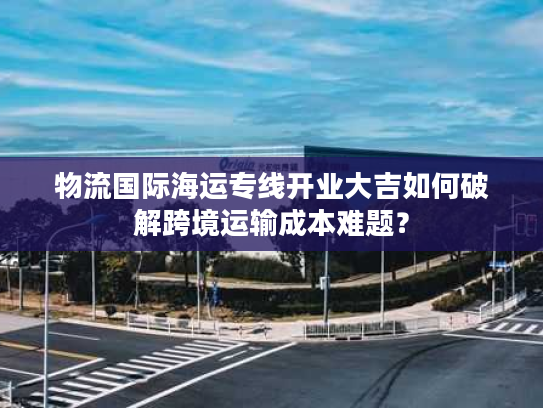 物流国际海运专线开业大吉如何破解跨境运输成本难题？