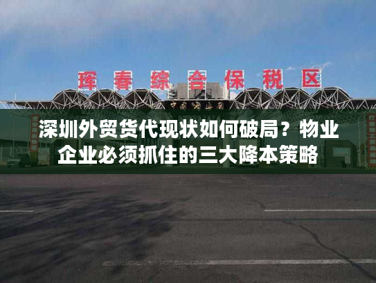 深圳外贸货代现状如何破局？物业企业必须抓住的三大降本策略