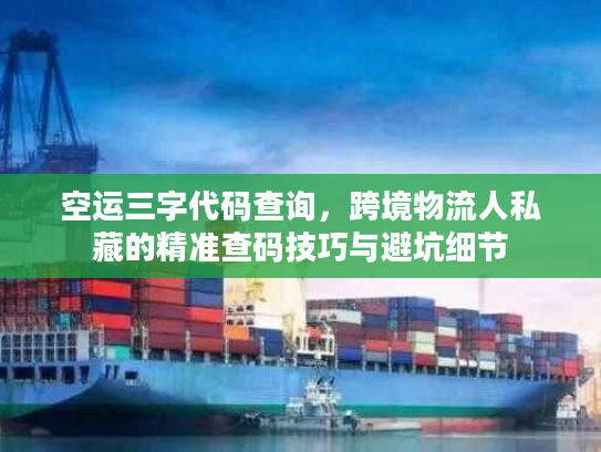空运三字代码查询，跨境物流人私藏的精准查码技巧与避坑细节