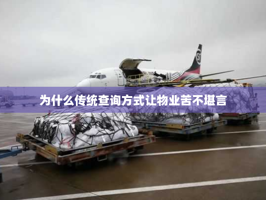 为什么传统查询方式让物业苦不堪言